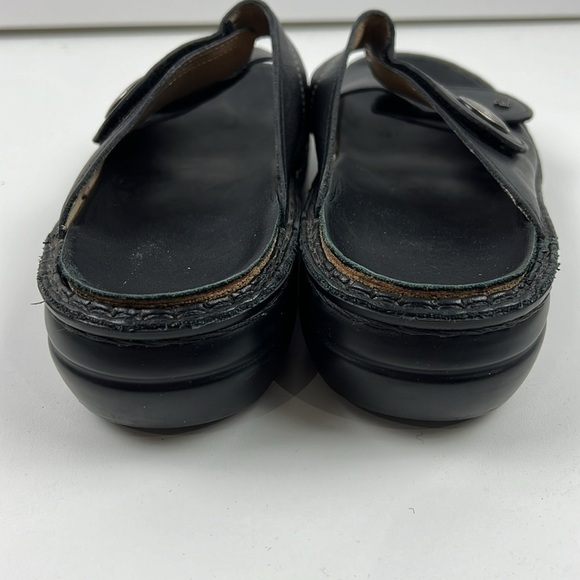 Finn Comfort Women's Black leather Sansibar Sandals Size 39 - Picture 11 of 13